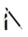 ECARLA długopis metalowy touch pen soft touch Czarny DL01 