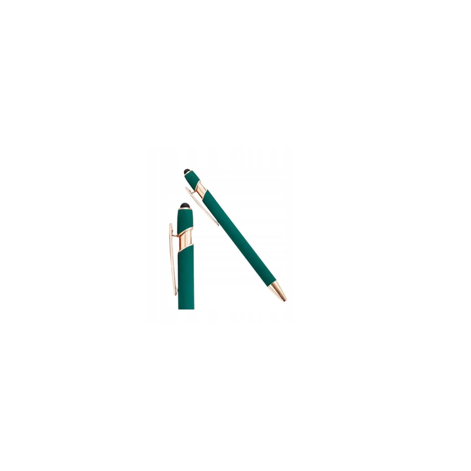 ECARLA długopis metalowy touch pen soft touch Zieleń DL03 