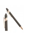 ECARLA długopis metalowy touch pen soft touch Szary DL05 