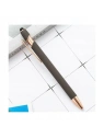 ECARLA długopis metalowy touch pen soft touch Szary DL05 