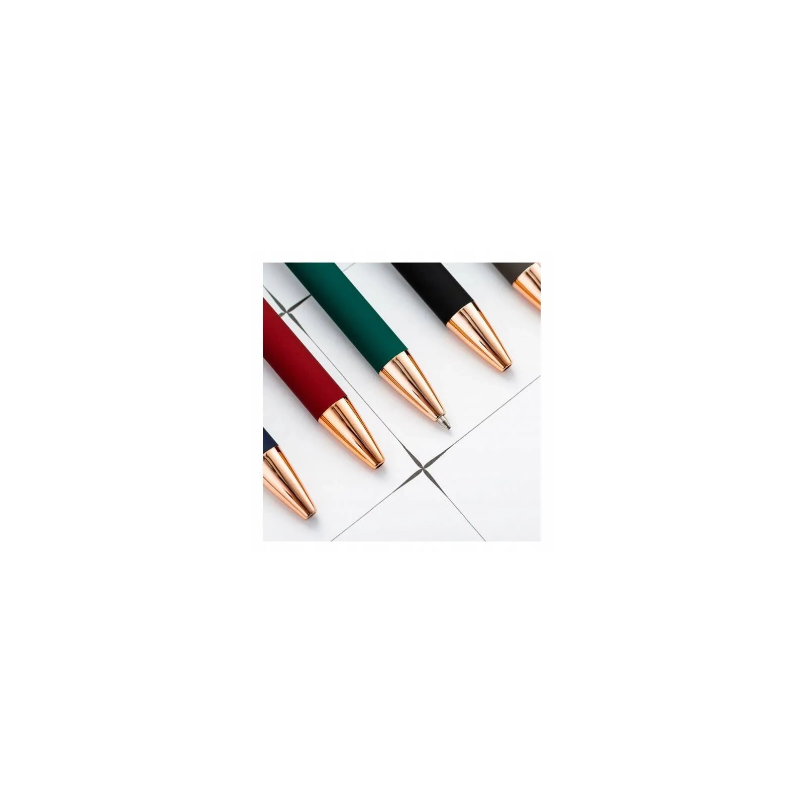 ECARLA długopis metalowy touch pen soft touch Czerwień DL06 