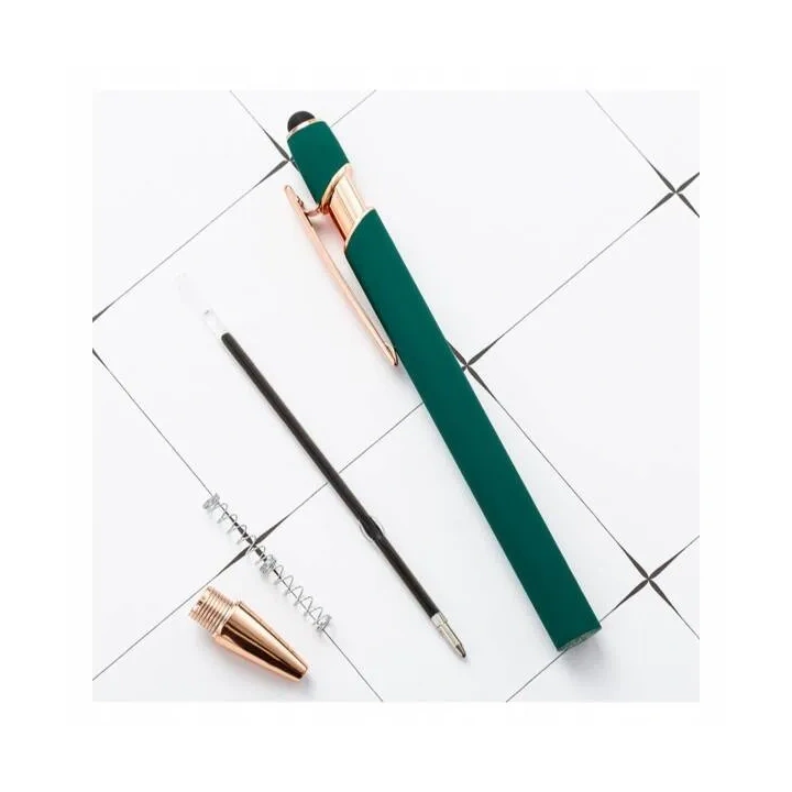ECARLA długopis metalowy touch pen soft touch Czerwień DL06 