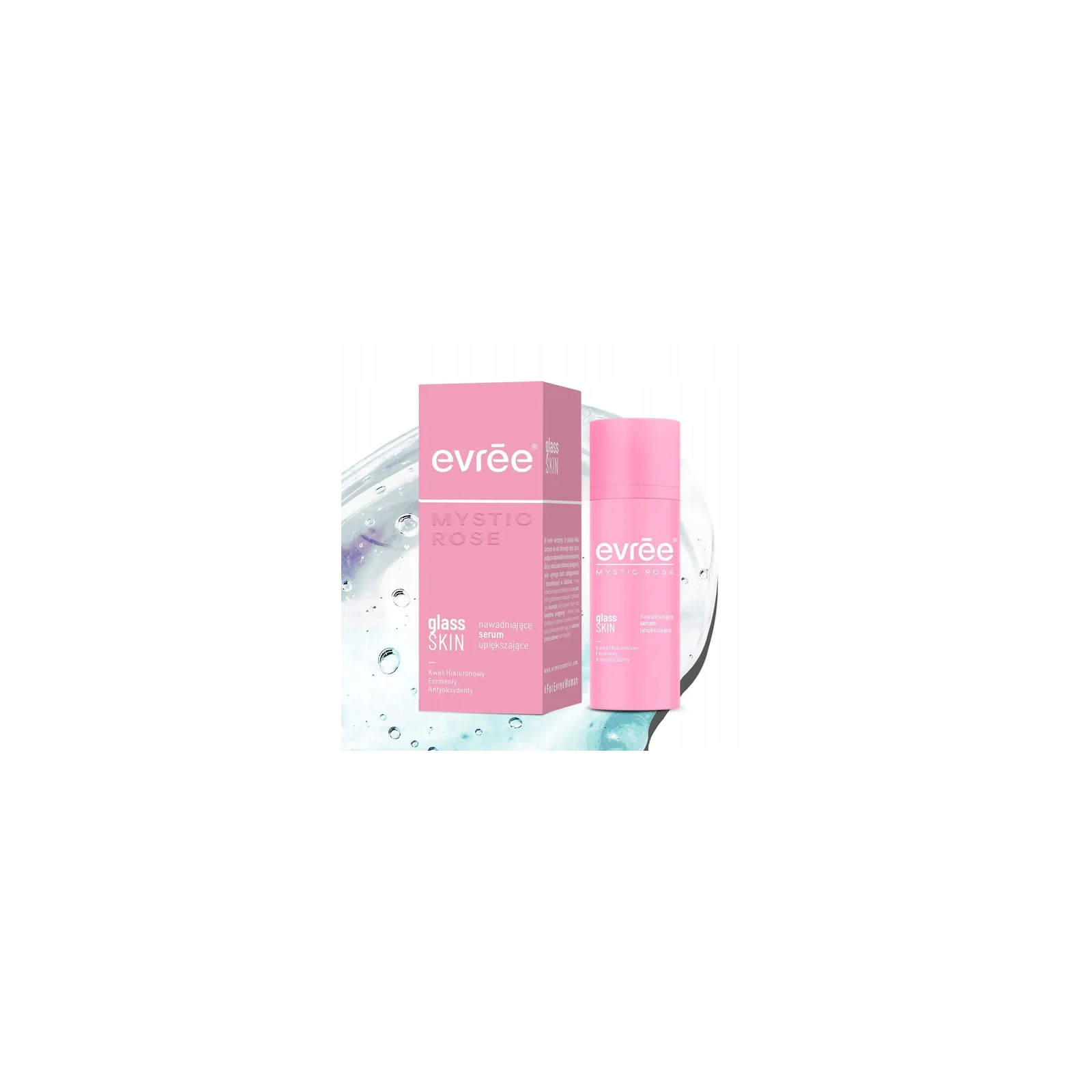 EVREE Mystic Rose Glass Skin nawadniające serum upiększające do twarzy 30ml