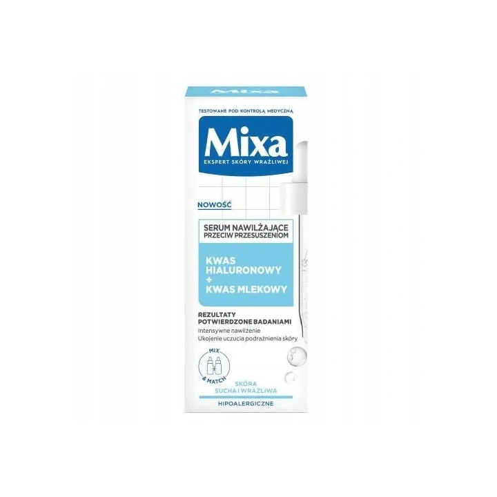 MIXA Przeciw Przesuszeniom serum nawilżające Kwas Hialuronowy & Mlekowy 30ml