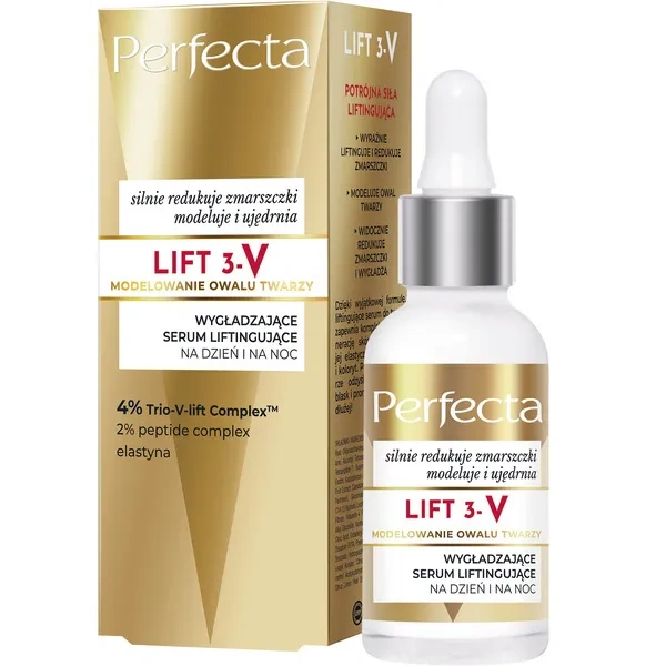 Dax DAX Perfecta Lift 3-V serumdo twarzy wygładzające 50ml — Składniki i ocena