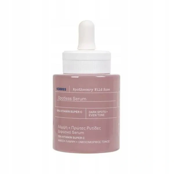 Korres KORRES Apothecary Wild Rose serum aufhellend 30ml + Kosmetiktasche — Inhaltsstoffe und Bewertung