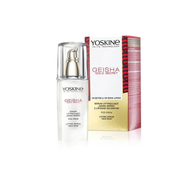Dax DAX Yoskine Geisha Gold Secret serum liftingujące "Nowa Skóra" z Lipidami Sojowymi 30ml — Składniki i ocena