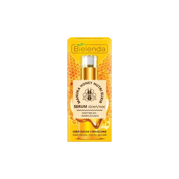 BIELENDA Manuka Honey Nutri Elixir serum odżywczo-nawilżające do twarzy 30g
