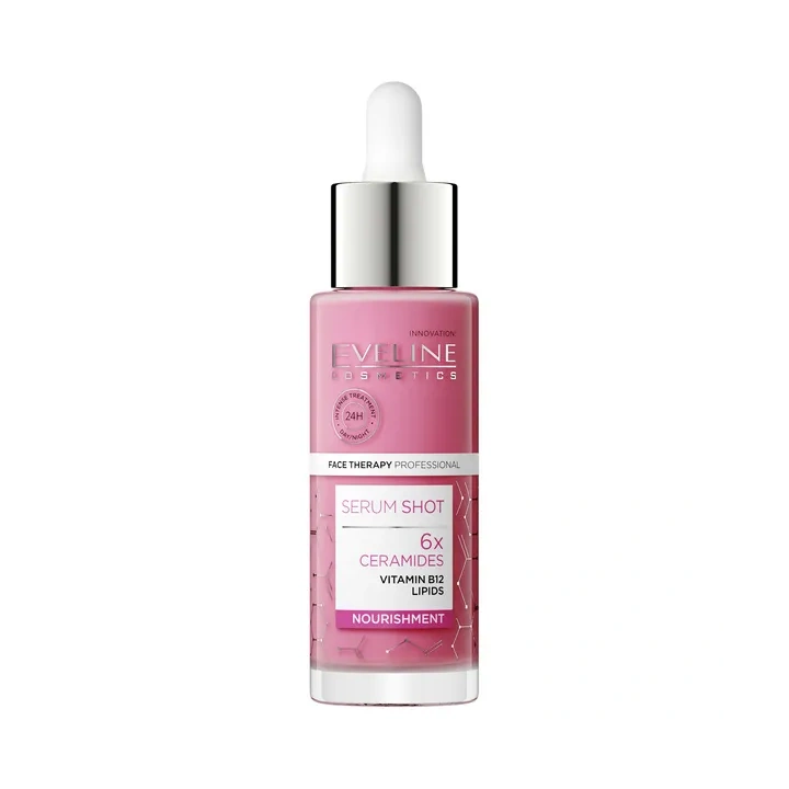 EVELINE Serum Shot odżywcza kuracja do twarzy 6x Ceramidy 30ml