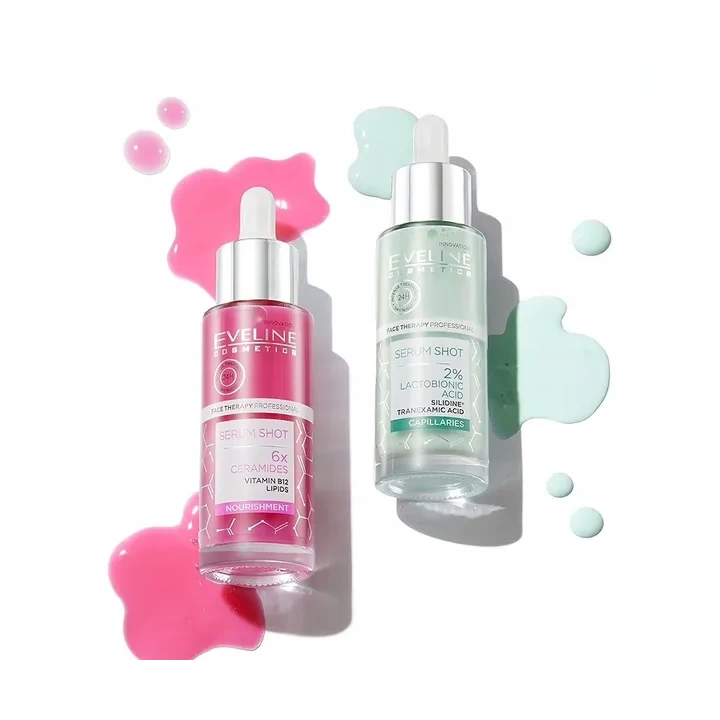 EVELINE Serum Shot odżywcza kuracja do twarzy 6x Ceramidy 30ml