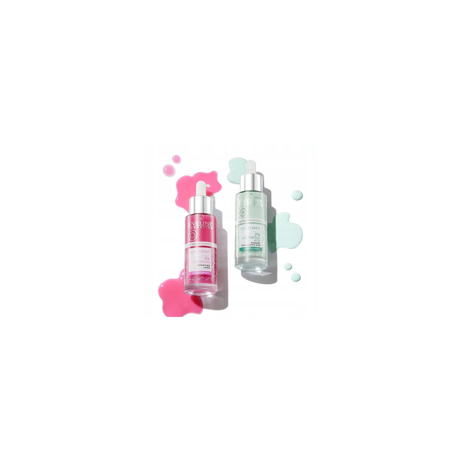 EVELINE Serum Shot odżywcza kuracja do twarzy 6x Ceramidy 30ml