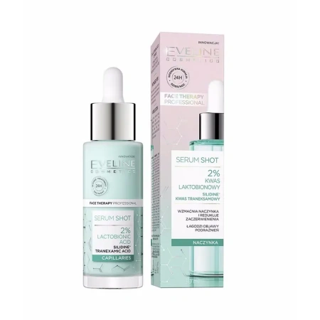 EVELINE Serum Shot wzmacniająca kuracja do twarzy 2% Kwas Laktobionowy 30ml