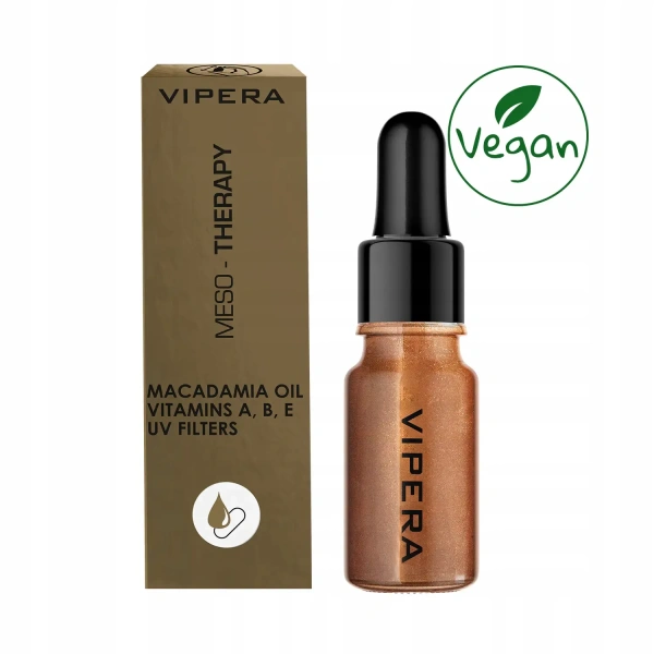 VIPERA Meso-therapy Macadamia Oil serum rozświetlające ciało twarz włosy 15ml