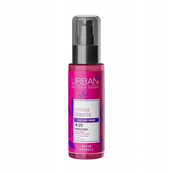 URBAN CARE Intense Keratin serum do włosów regenerujące i wygładzające UV 75ml 