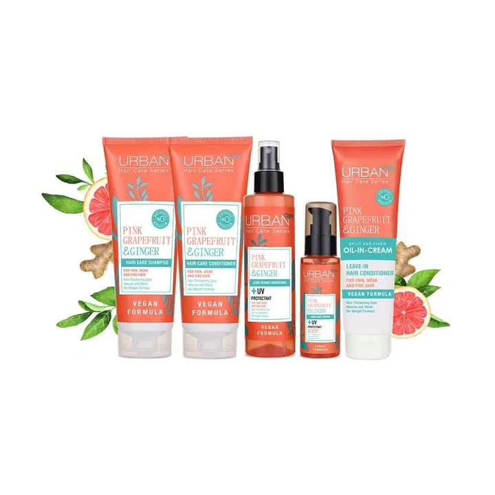 URBAN CARE Pink Grapefruit & Ginger serum do włosów cienkich i delikatnych 75ml 