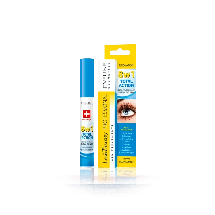 EVELINE 8w1 Total Action serum do rzęs 10ml