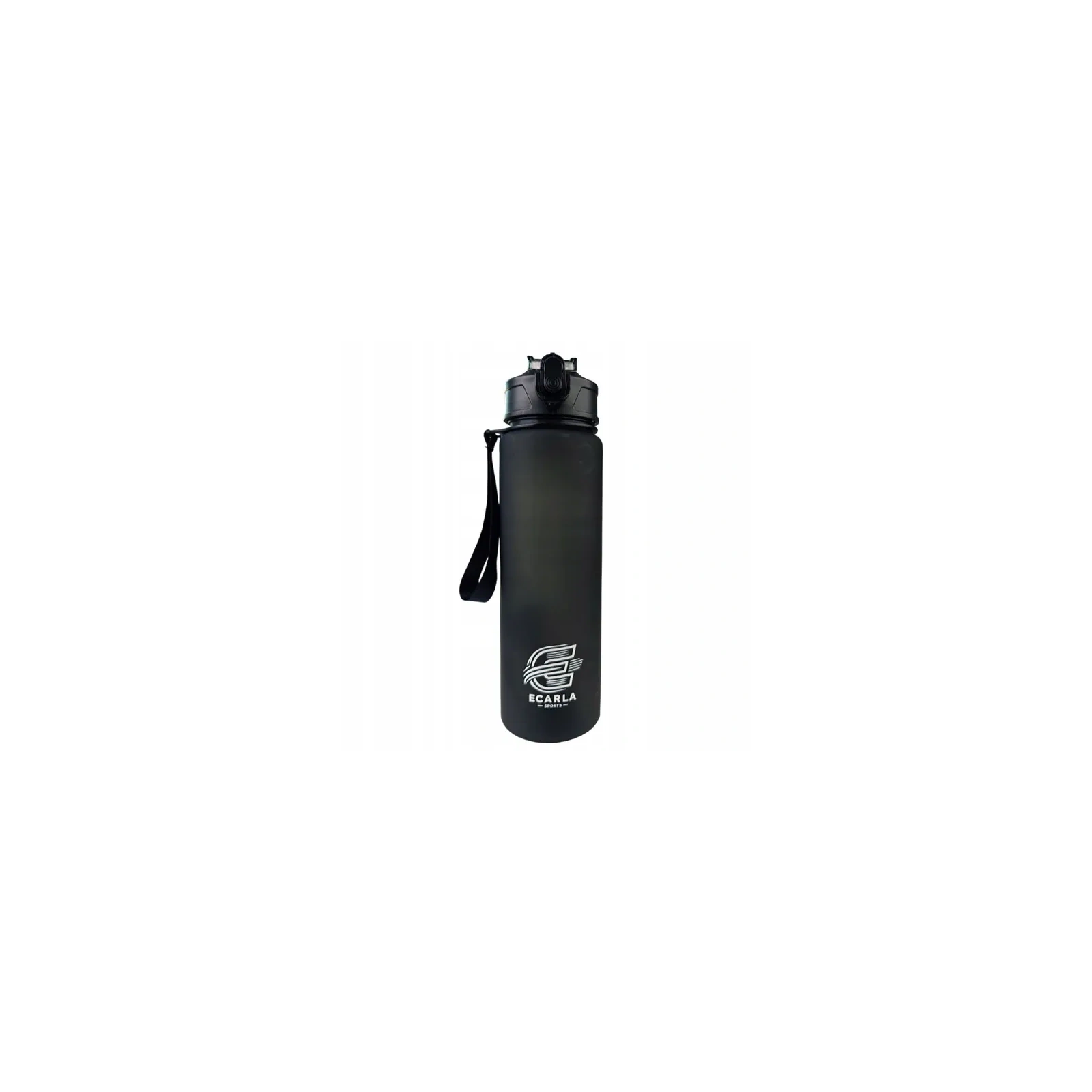 ECARLA Sports bidon butelka na wodę 750ml matowy Czarny BD48