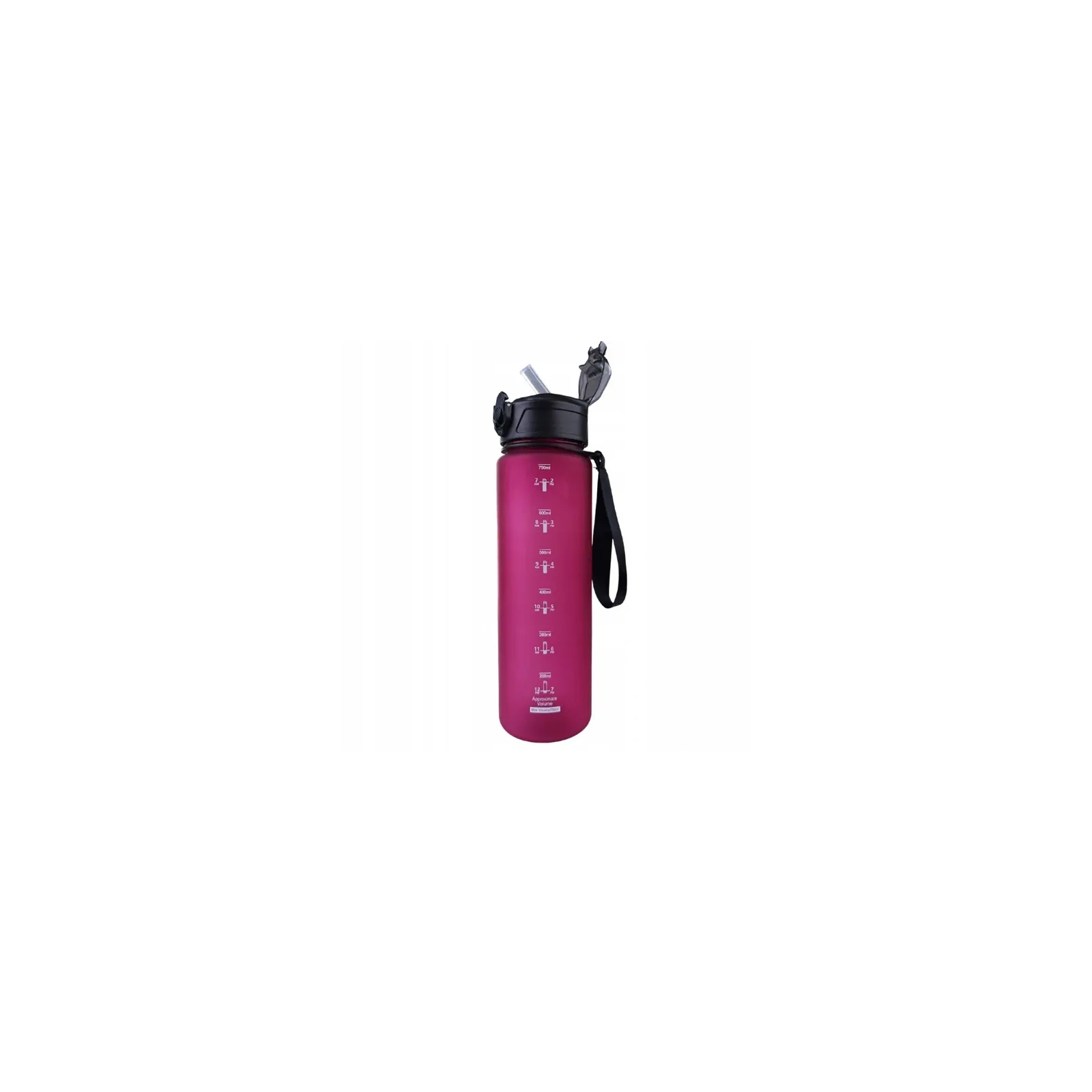 ECARLA Sports bidon butelka na wodę 750ml matowy Bordo BD49