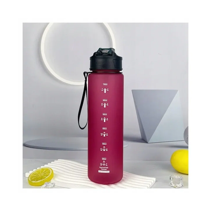 ECARLA Sports bidon butelka na wodę 750ml matowy Bordo BD49