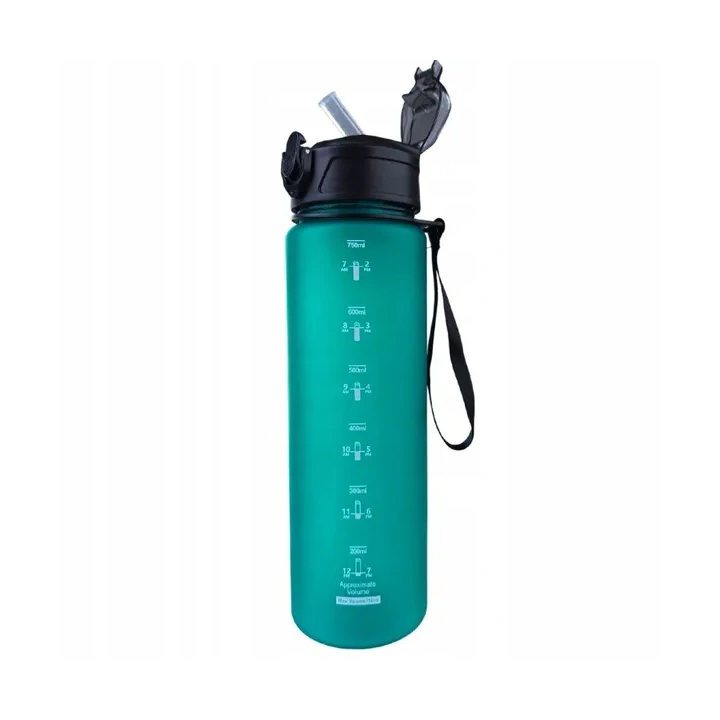 ECARLA Sports bidon butelka na wodę 750ml matowy Turkus BD50