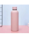 ECARLA bidon ze stali nierdzewnej, butelka termiczna 500ml Brudny Róż BD46R