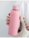 ECARLA bidon ze stali nierdzewnej, butelka termiczna 500ml Brudny Róż BD46R