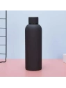 ECARLA bidon ze stali nierdzewnej, butelka termiczna 500ml Czarny BD46CZ
