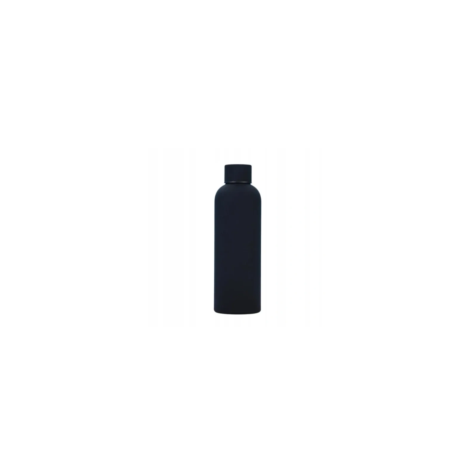 ECARLA bidon ze stali nierdzewnej, butelka termiczna 500ml Czarny BD46CZ