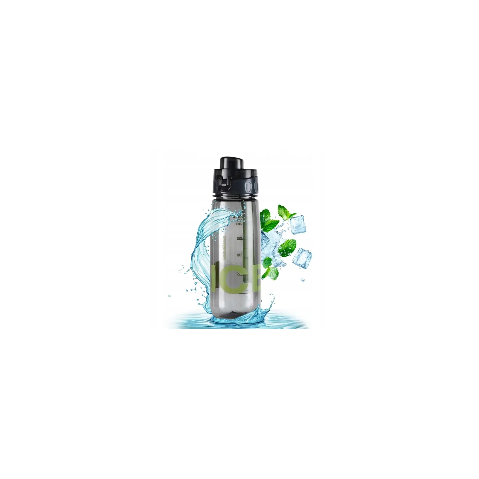 ECARLA Bidon na wodę Czarny 800ml BD45