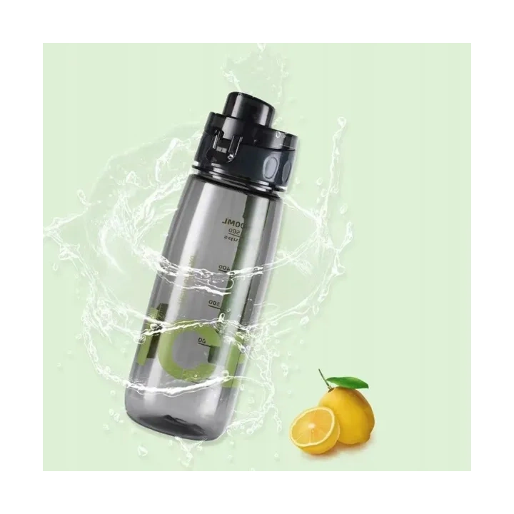 ECARLA Bidon na wodę Czarny 800ml BD45