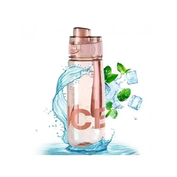 ECARLA Bidon na wodę Różowy 800ml BD46
