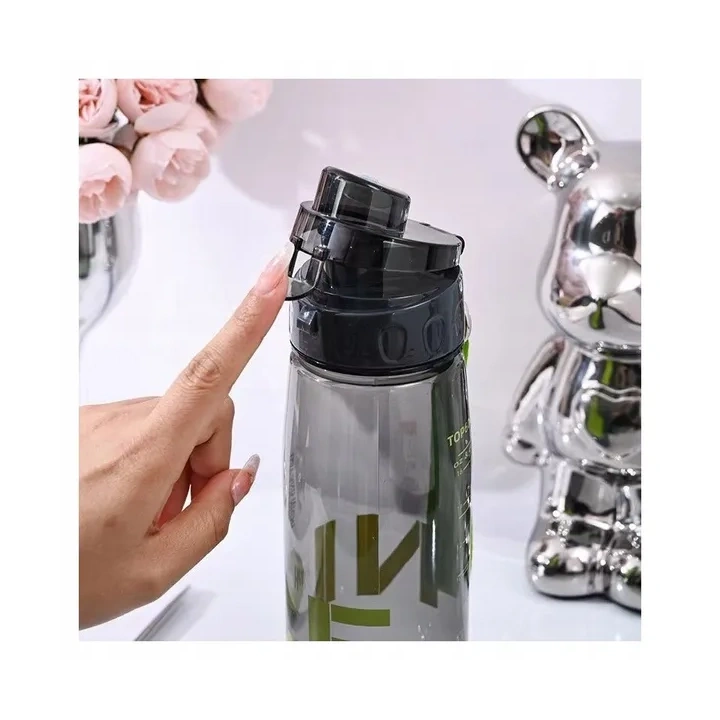ECARLA Bidon na wodę Czarny 800ml BD45