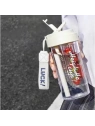 ECARLA bidon na wodę z koszyczkiem i słomką 600ml Luck! Beżowy BD32B 