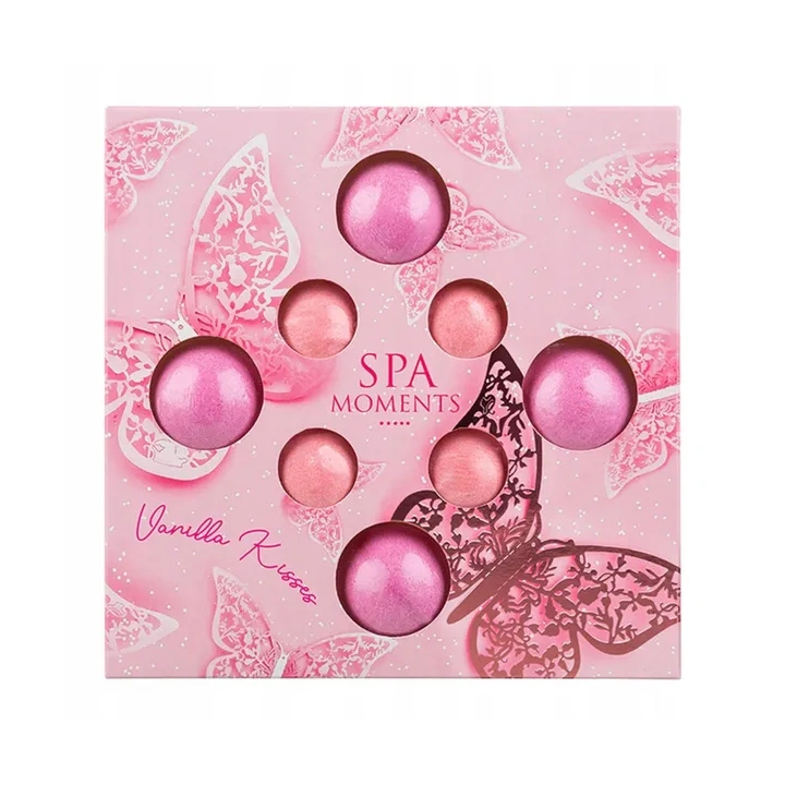 ESTETICA Spa Moments zestaw kul do kąpieli 4x30g, 4x20g Vanilla Kisses