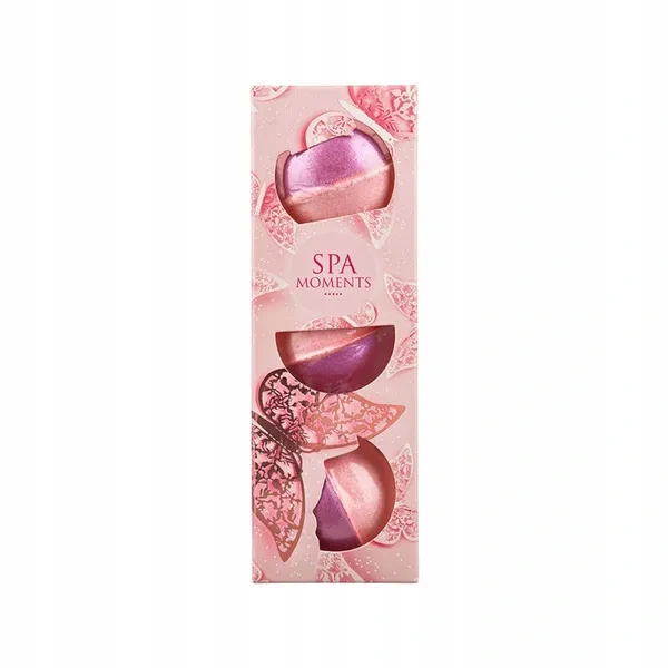 ESTETICA Spa Moments zestaw kul do kąpieli o zapachu Słodkiej Pianki 3x80g