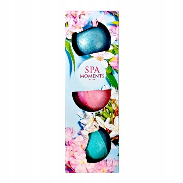 ESTETICA Spa Moments zestaw kul do kąpieli o zapachu Masła Shea 3x80g