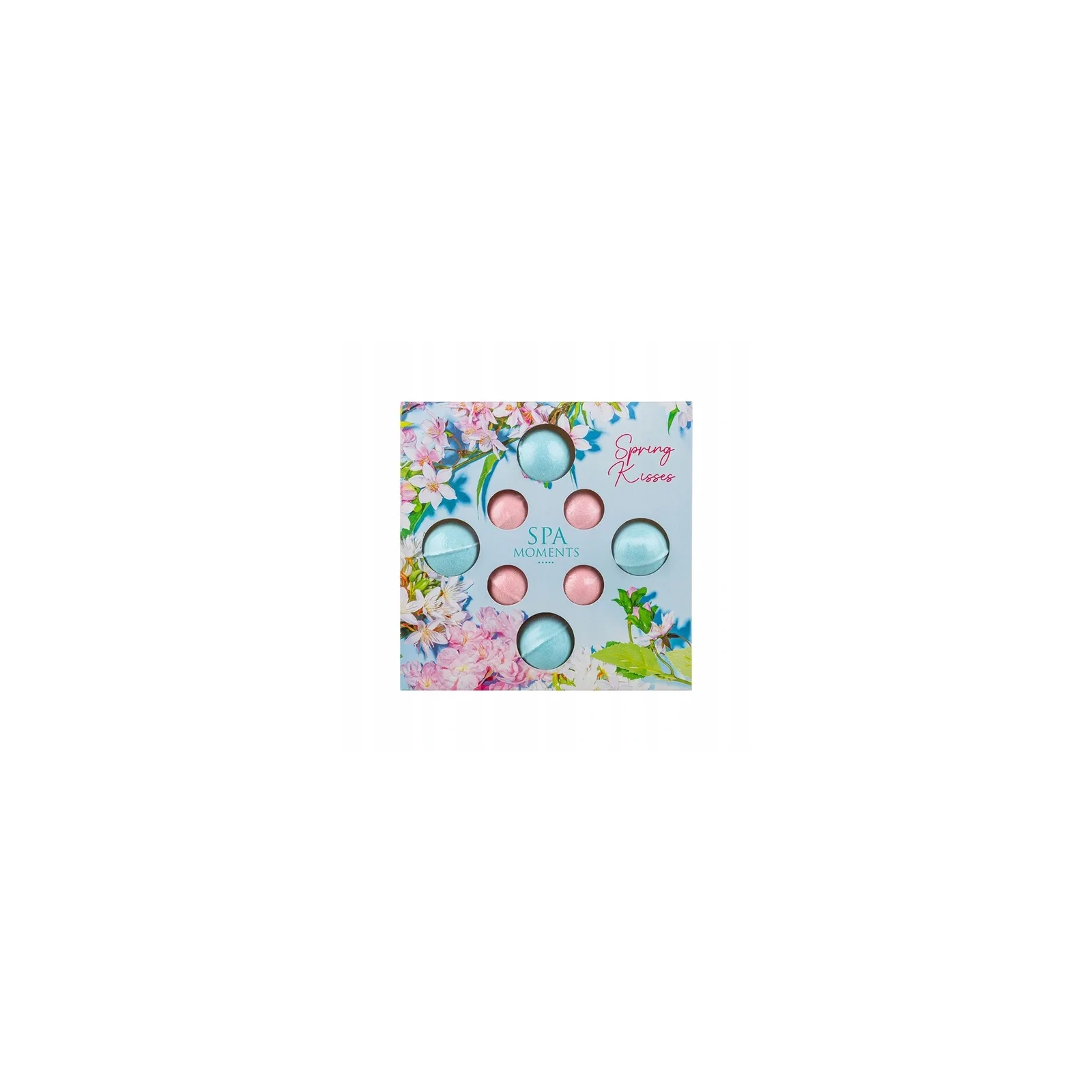 ESTETICA Spa Moments zestaw kul do kąpieli 4x30g, 4x20g Spring Kisses