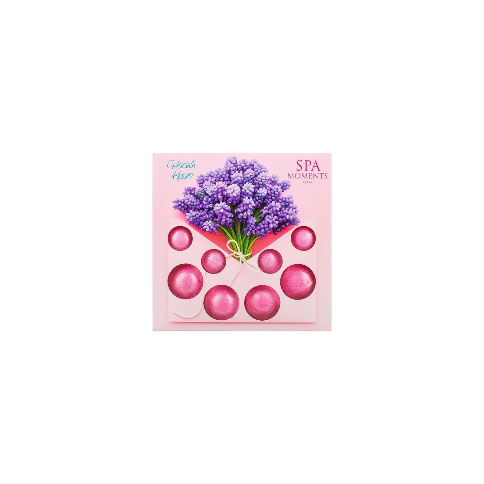 ESTETICA Spa Moments zestaw kul do kąpieli 4x30g, 4x20g Hiacinth Kisses