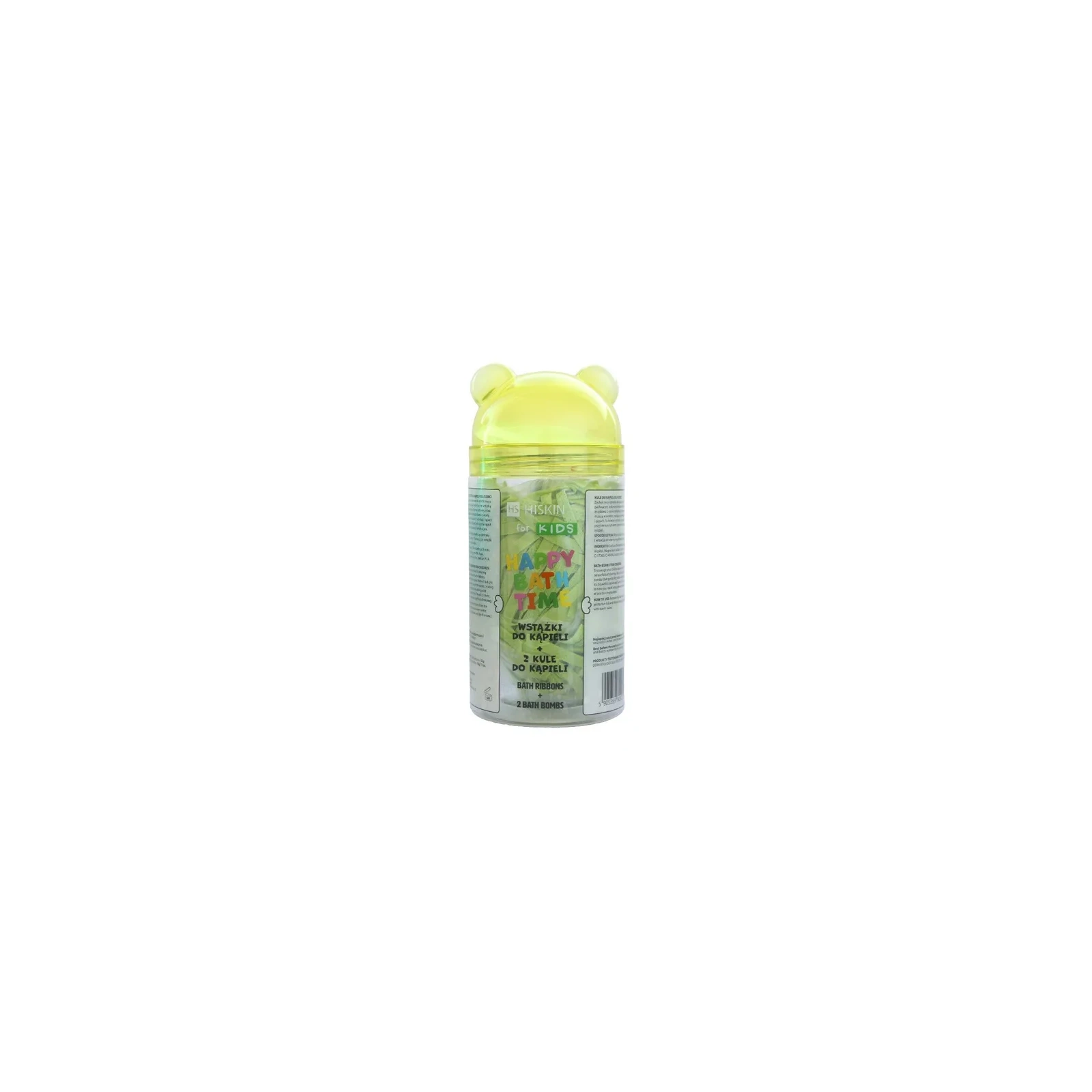 HISKIN For Kids wstążki i 2 kule do kąpieli Happy Bath Time