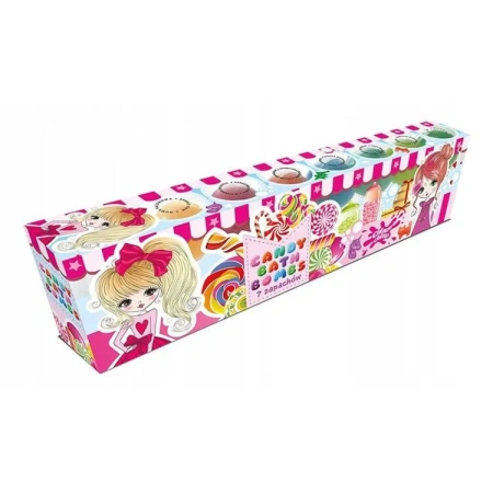 ESTETICA Chlapu Chlap Truck zestaw kul do kąpieli musujące Candy 7x50g 