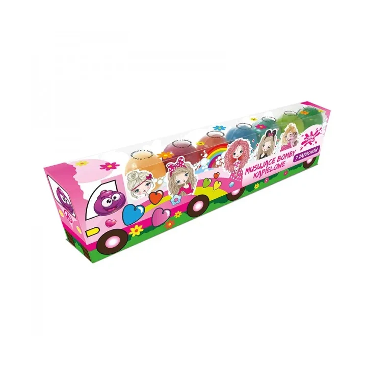 ESTETICA Chlapu Chlap Truck zestaw kul do kąpieli Party 7x50g