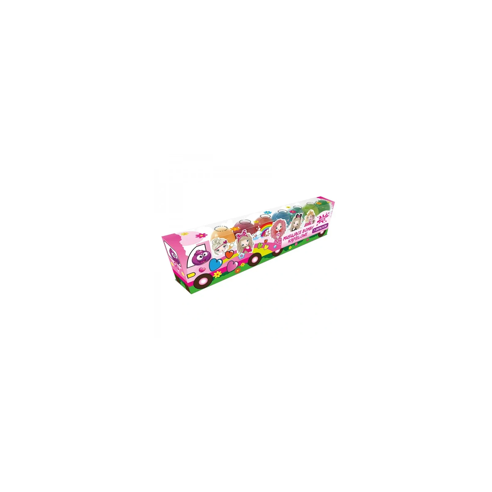 ESTETICA Chlapu Chlap Truck zestaw kul do kąpieli Party 7x50g