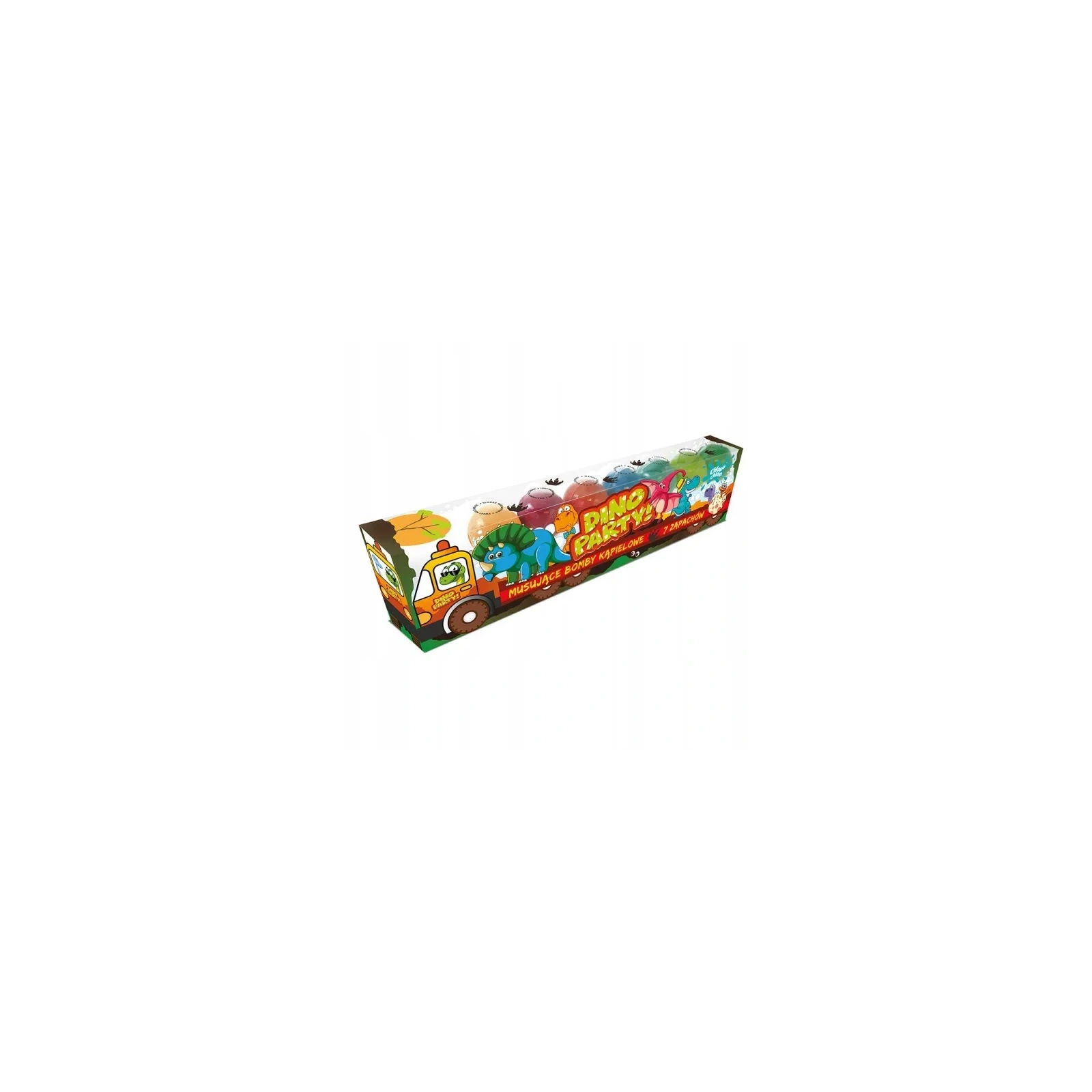 ESTETICA Chlapu Chlap Truck zestaw kul do kąpieli Dino 7x50g