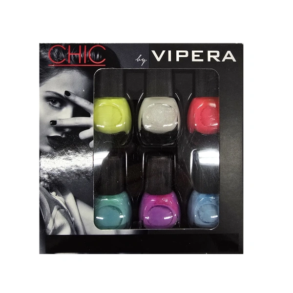 VIPERA Chic komplet lakierów do paznokci 06 Bombastic 6x5,5ml