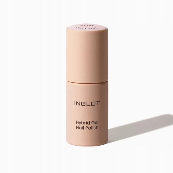 INGLOT Hybrid wegański lakier hydrydowy HEMA-free 304 Milky Pink 6ml