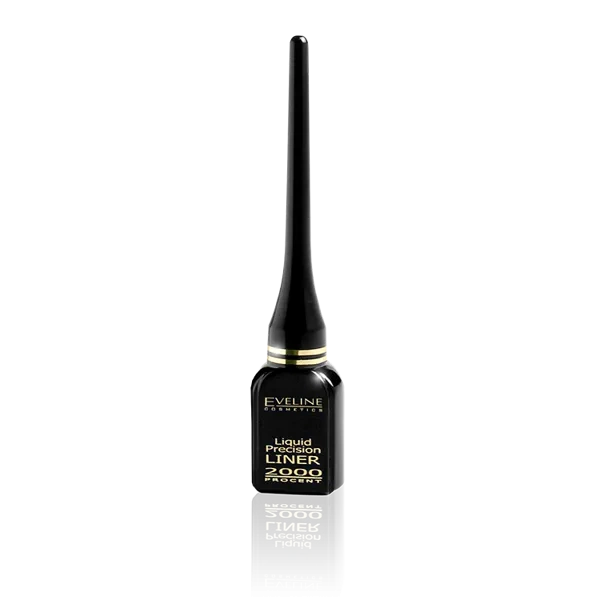EVELINE Liquid Precision Liner eyeliner 2000 procent Black WTP 4ml