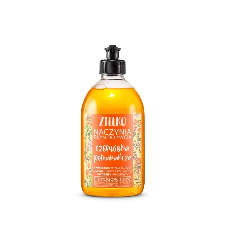 SYLVECO Zielko Naczynia płyn do mycia Czerwona Pomarańcza 500ml 