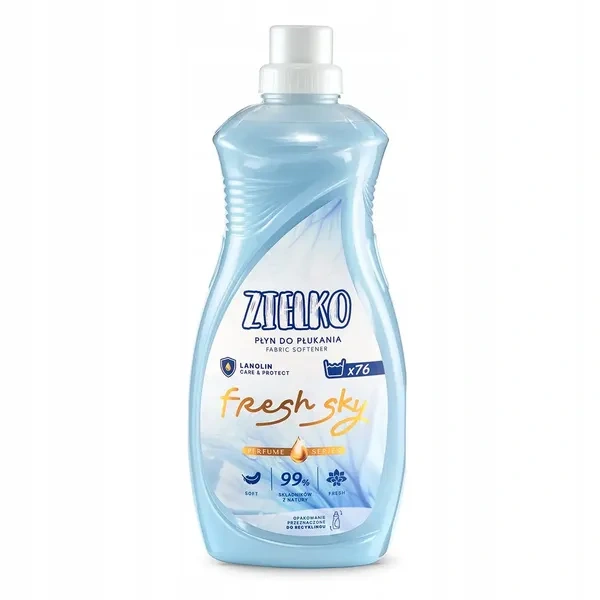 SYLVECO Zielko płyn do płukania tkanin niebieski Fresh Sky 1520ml