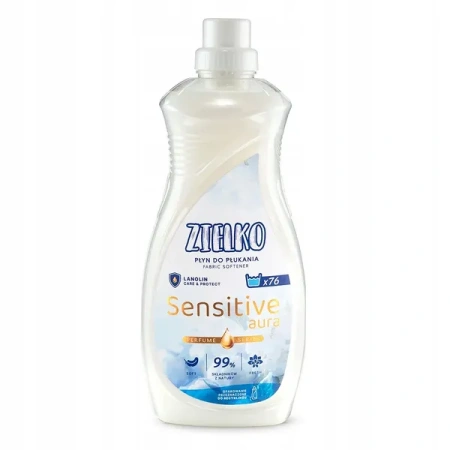 SYLVECO Zielko płyn do płukania tkanin biały Sensitive Aura 1520ml