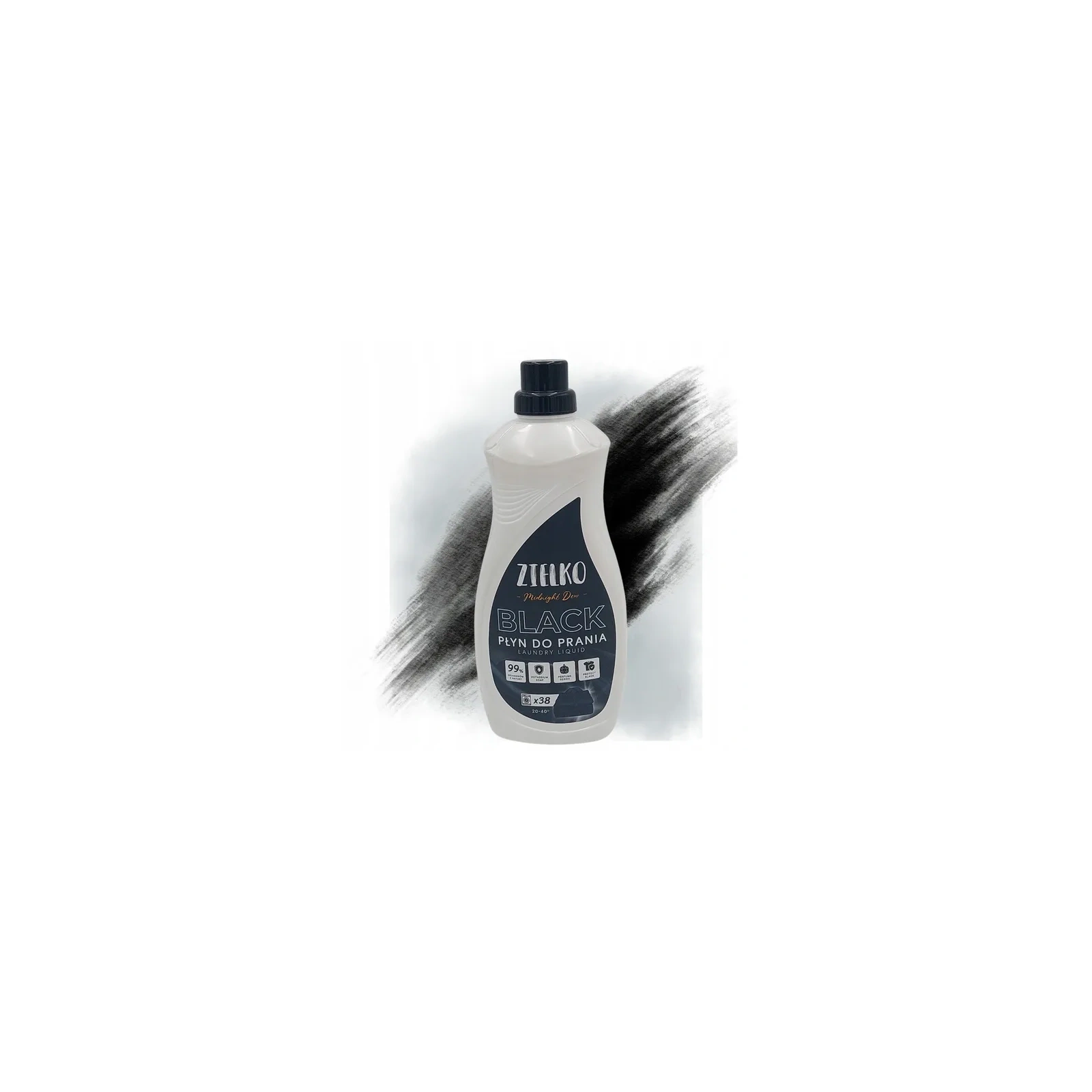 SYLVECO Zielko płyn do prania tkanin czarnych i ciemnych Midnight Dew 1520ml 